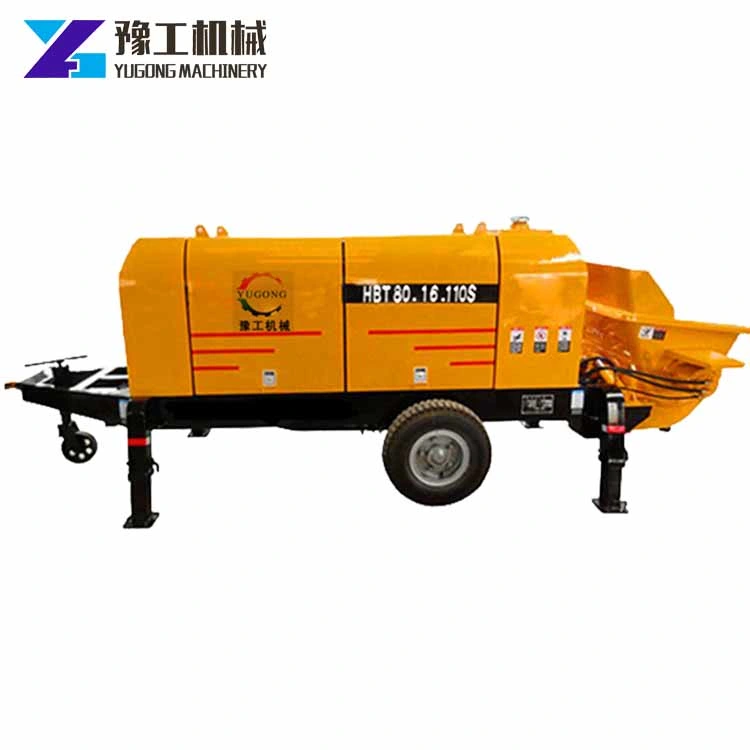 Yg Best Quality 10m3/H Portable Small Concrete Pump