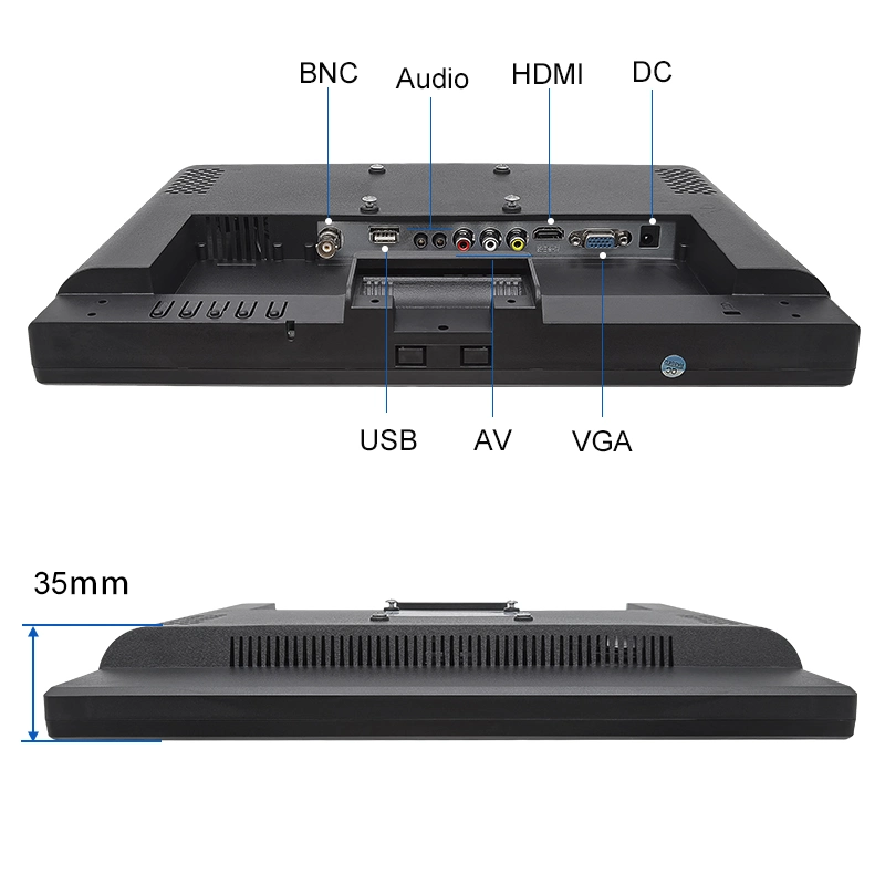 Wholesale/Supplier 15 Inch POS CCTV Monitor PC with TFT LED Screen Vesa Wall Desktop HDMI VGA Port