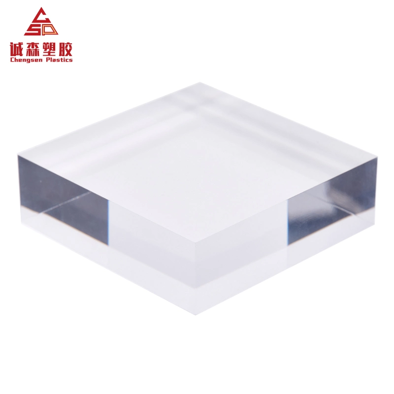 Placa PMMA transparente resistente al desgaste Plexiglás Panel transmisión de luz alta Acrílico Lámina de difusor