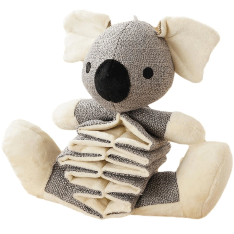 Jouet en peluche pour animal de compagnie en corde poly-coton, vente chaude sur Amazon. Jouet en peluche pour chien à mâcher et à jouer interactif avec des couinements. Jouet en peluche doux et rembourré pour chien.