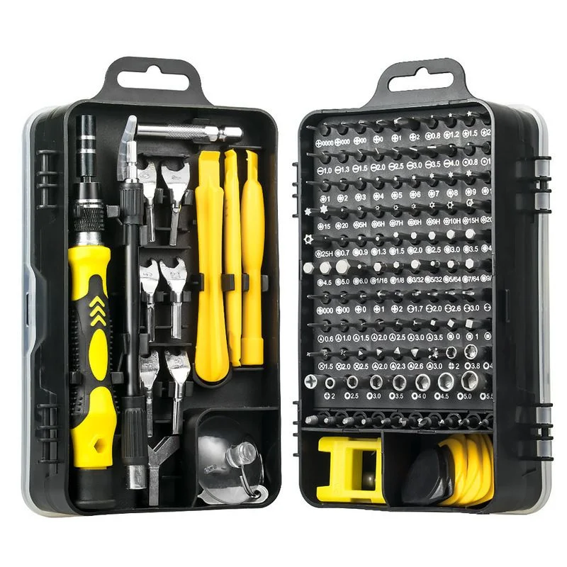 115 in 1 Repair Kit Tools Precision Screw Driver Tool Ratchet Screwdriver Set