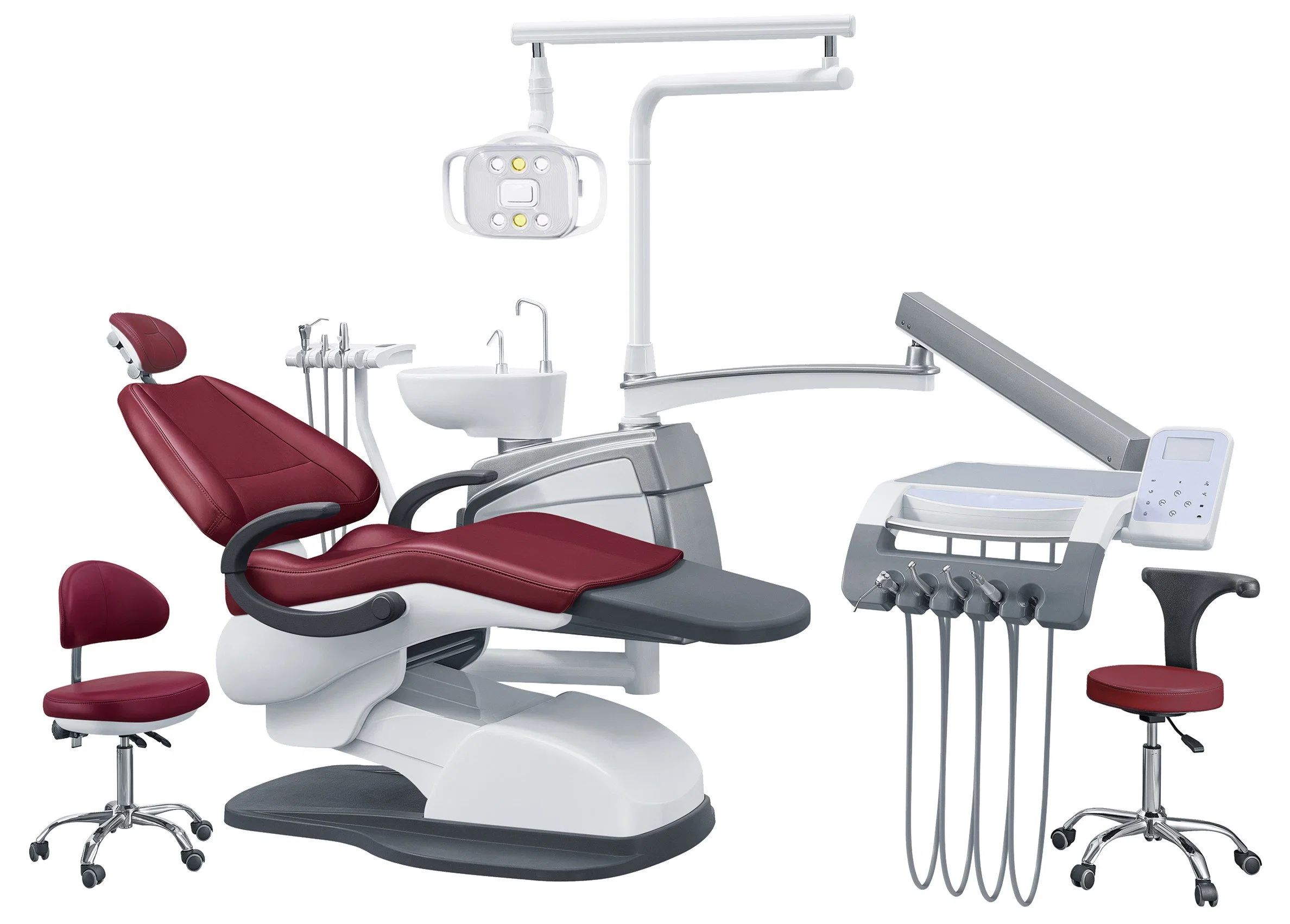 Dental Chair Luxury Dental Equipments with LED Sensor Light