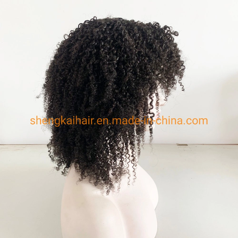 Wholesale Lace Front Afro Curly Kinky Human Hair Women Wigs