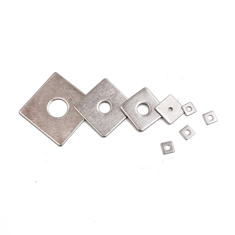 Galvanized Steel Stainless Steel Square Washer Plate for Utility Power Line Accssories