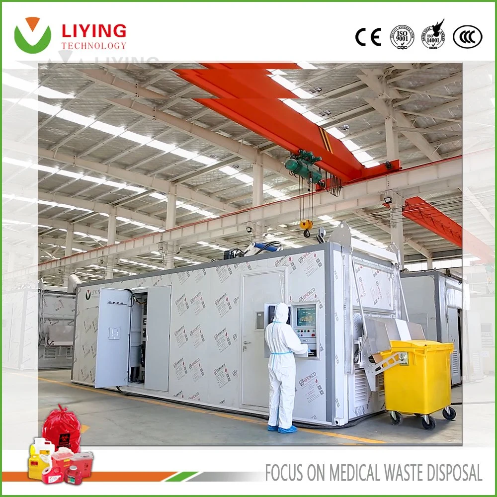 Chinese Clinical Medical Waste Management Machine Manufacturer with Microwave Shredder Treatment Technology