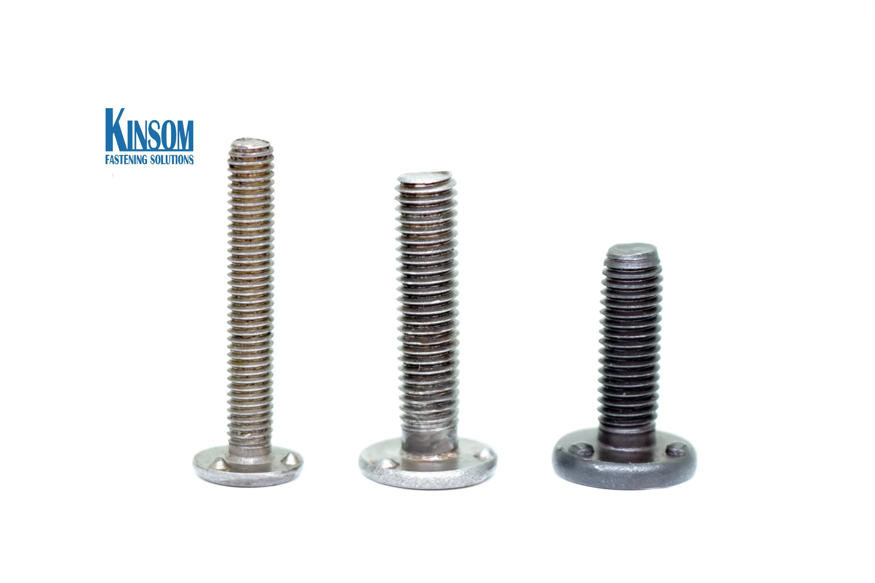 Weld Screw Knurled Neck Screw Black Phosphate Screw Flat Head with Knurling Custom 8.8 10.9 Grade Fastener Weld Bolt