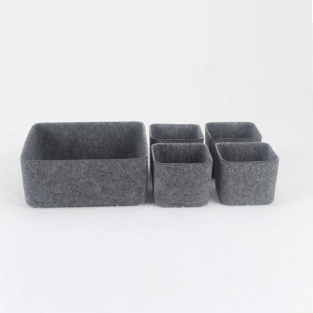 Original Factory Good Price Many Colors Polyester Non Woven Fabric Box Storage Containers