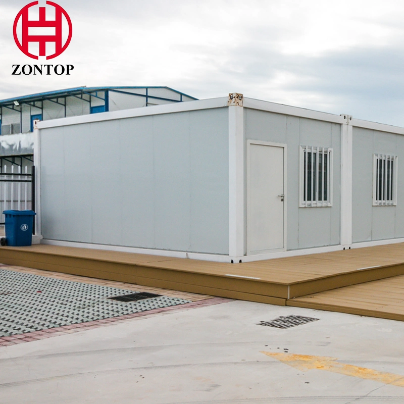 Zontop modern China Modular 3 Bedroom Two Story Prefab Container House