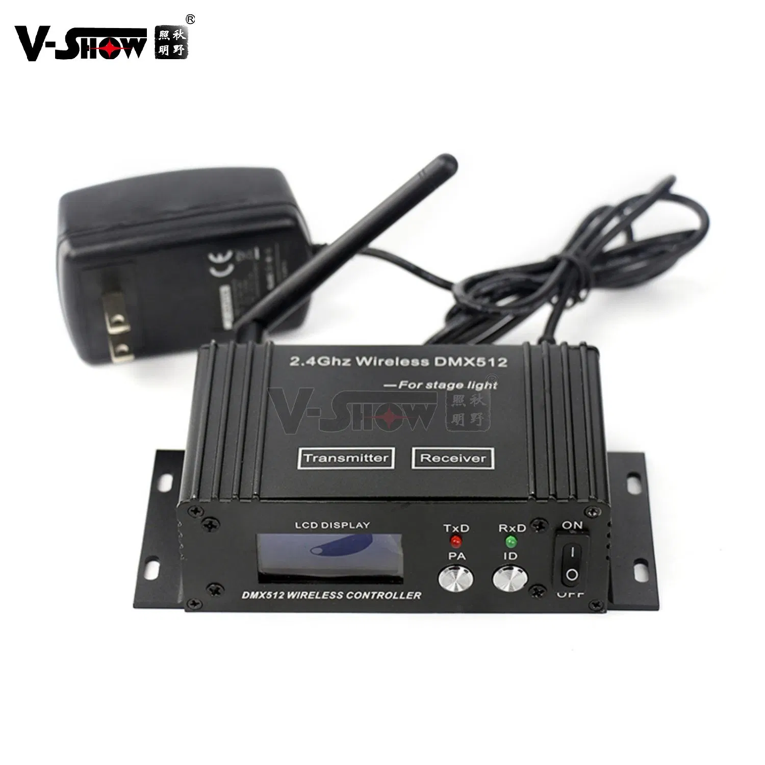 V-Show LCD Wireless DMX Transmitter & Receiver