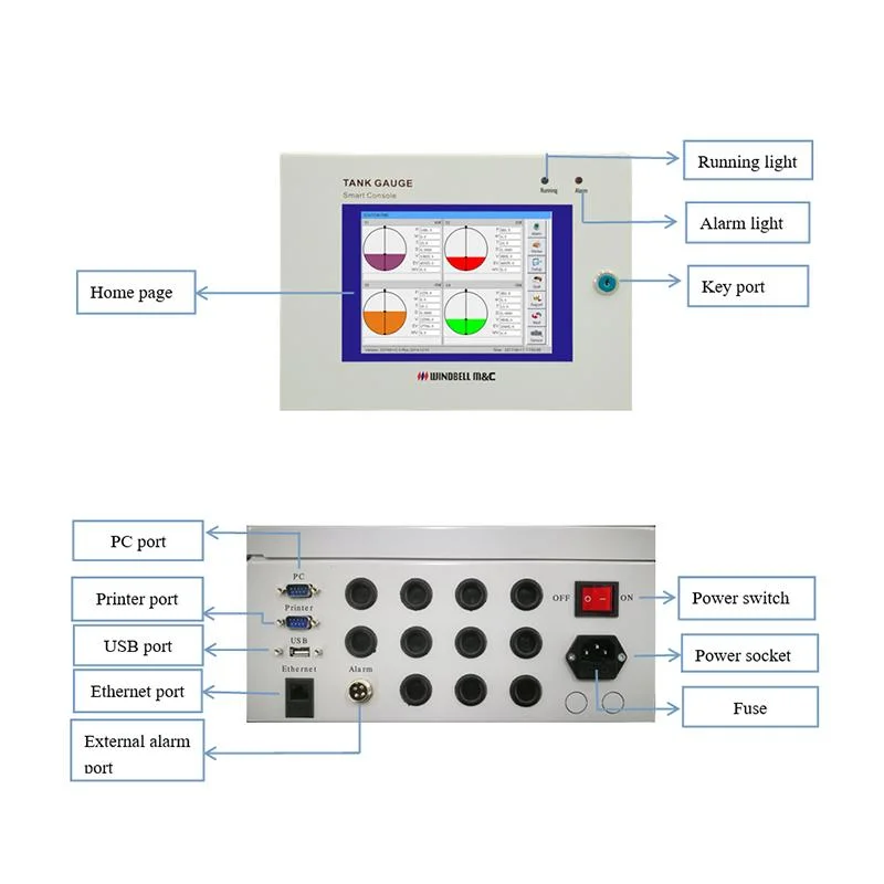 Windbell Atg Gas Station Remote Storage Tank Monitoring Systems