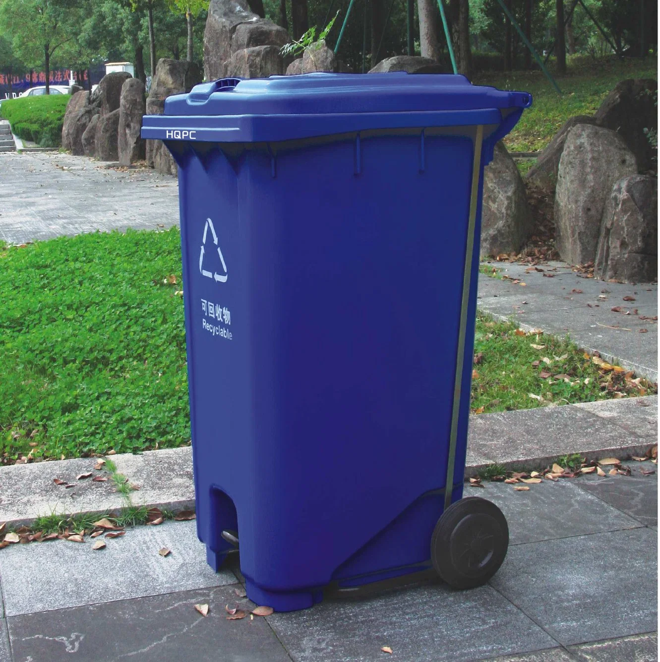 Factory Direct Price 240 Liter Durable Plastic Waste Bin Outdoor Garbage Bin