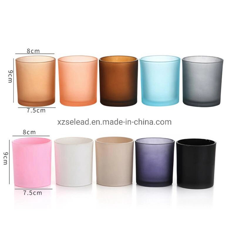 Hot Sale Candle Holder Glass Cup for Candle with Lid