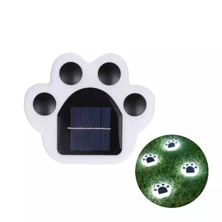 Outdoor LED Solar Lampe Bear Paw Garten Rasen Licht Dekor Landscape Underground Light IP65 Wasserdichte Lichtsteuerung für Patio Park