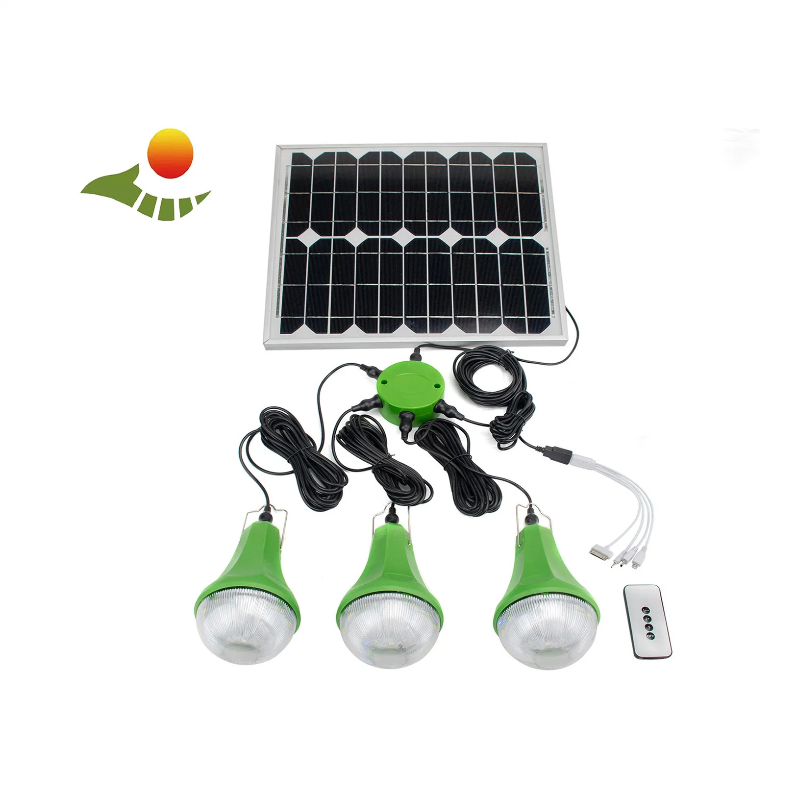 Solar Home Lighting System Outdoor LED Light with Solar Panel Mini DC LED Home Cheap Price Solar Lighting System