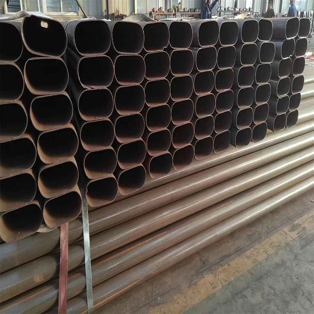 En 10219 ASTM A500 Black Steel Pipe ERW Pipe Customized Special Shaped Square Rectangular Triangle Octagonal Hex Welded Pipe