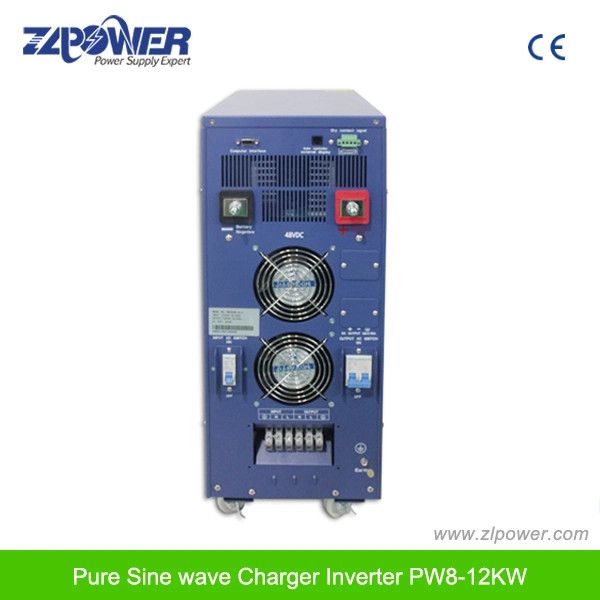 Inversor de potencia dc a ac automático de onda sinusoidal pura 8kW 10KW 12kw Generador de inversor silencioso Inversor de potencia variable