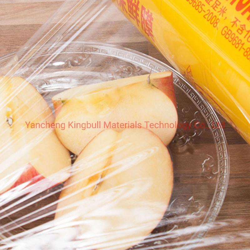 Cheap Price Transparent PVC Cling Film Jumbo Roll Keep Food Fresh Use in School Market Hotel Rewinding Machine