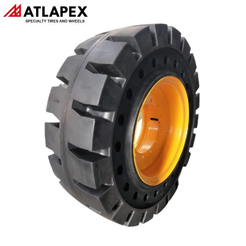 Tyre with Rim Manufacturer E3 L5 14.00-24 23.5-25 17.5-25 Industrial Llanta Heavy Duty off Road Mining Dump Truck Crane Port Use OTR Wheel Loader Solid Tire