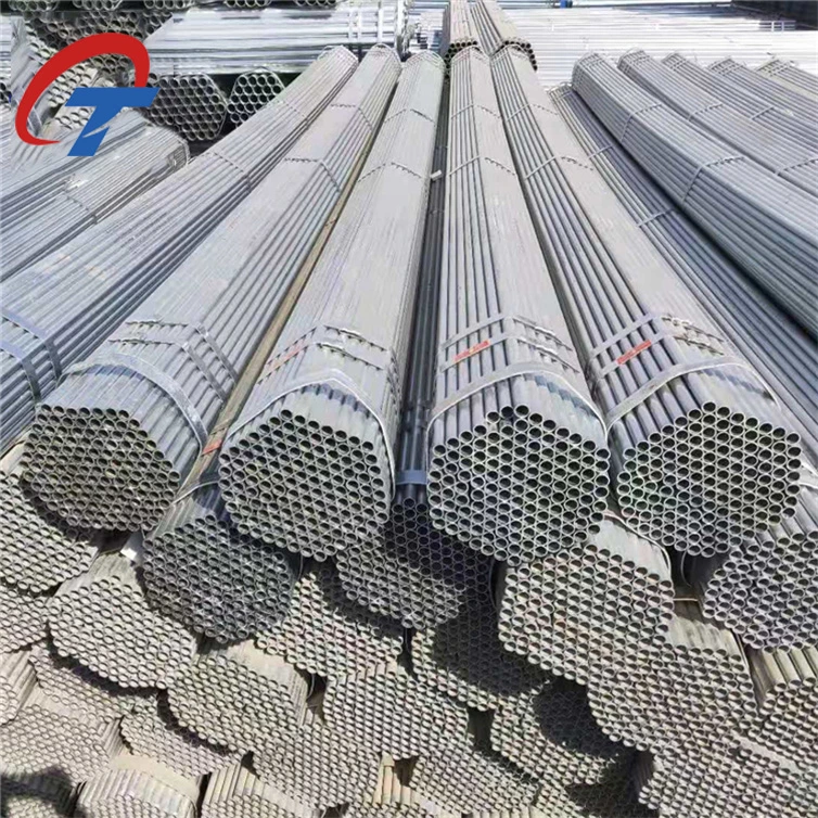 Q195 Q345 St37 St42 25mm 2inch 3inch Galvanized Steel Round Pipe for Industry