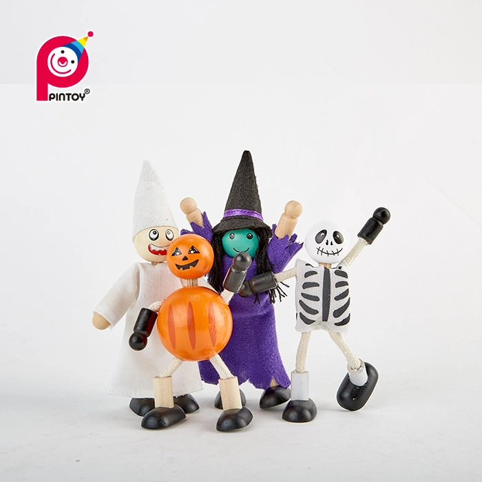 Juguete de madera juego de muñecas Hallowmas Kids