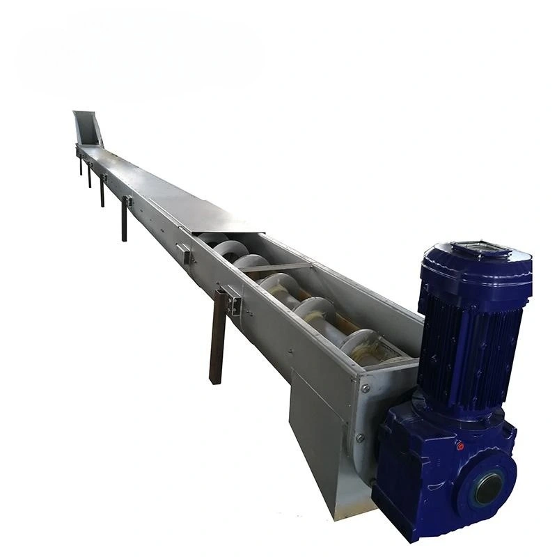 OEM Custom Automatic Stainless Steel Small Flexible Shaftless Spiral Auger Conveyor