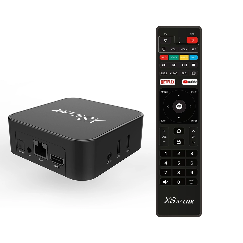 Xs97 Linux Manufacturer Remote Control Quad Core TV Box Linux