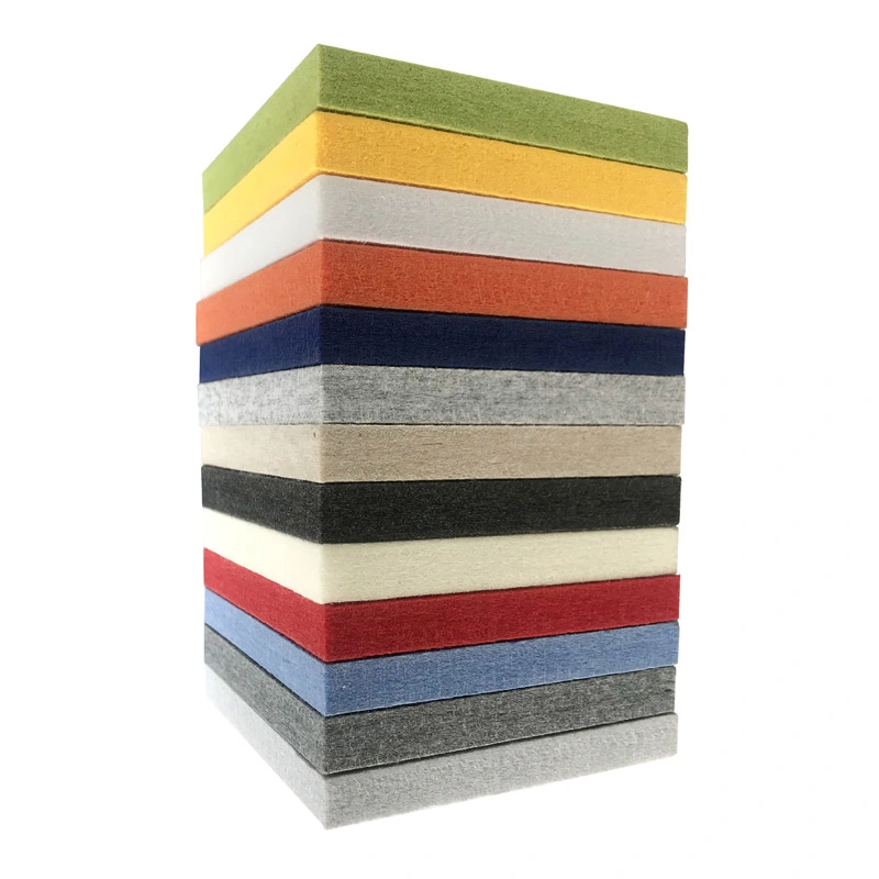 Polyester Fiber Wall Decorative Doundpfoof Acoustic Foam Sound Absorption Material