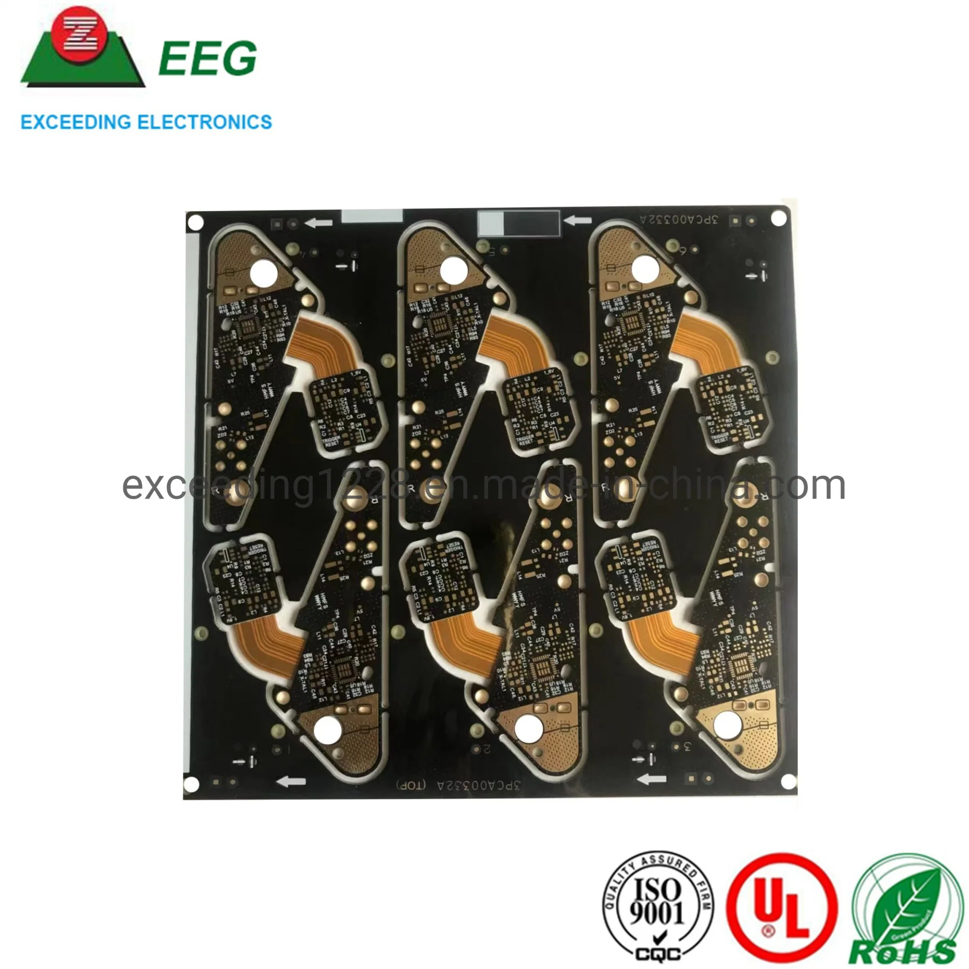 Multilayer Rigid-Flex Circuit Boards Electronic Manufacture PCB FPC