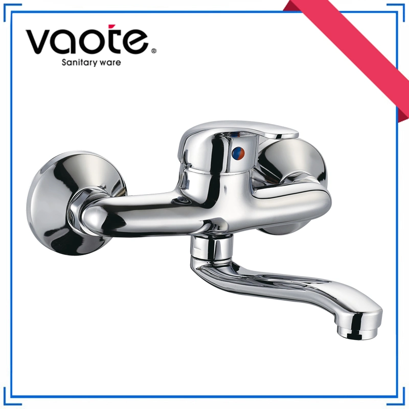 Brass Single Lever Faucet Kitchen Taps Contemporary Kitchen Mixer (VT 10305)