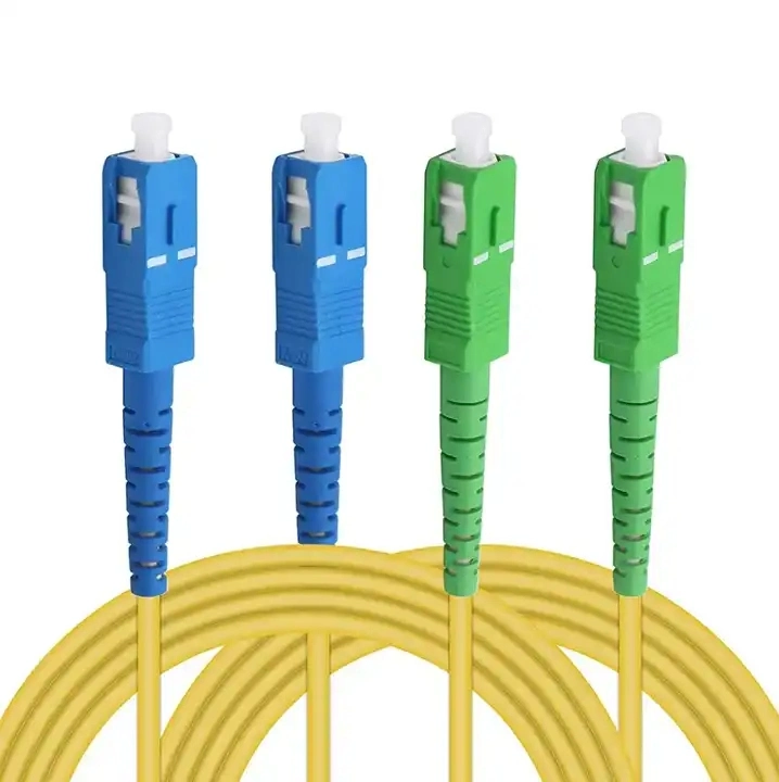 Patch Cord Om3 LC mm 50/125 Duplex 3.0mm 2.0mm Aqua Color Fiber Cable 2core Om3 Optic Fiber Patch Cord