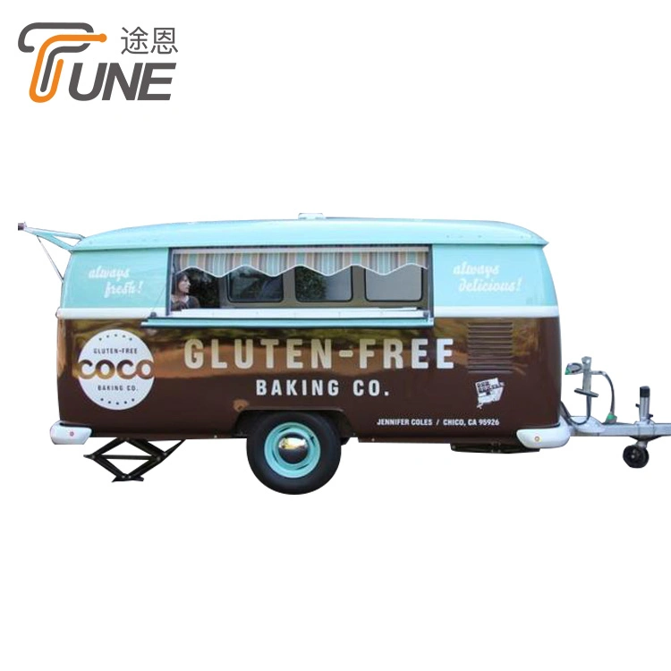 Qingdao Tune Hot Dog Food Cart Neuer Mobiler Food Trailer Hamburger-Karts zum Verkauf