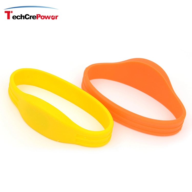 Waterproof 13.56MHz NFC Bracelet Programmable Adjustable Silicone RFID Wristband