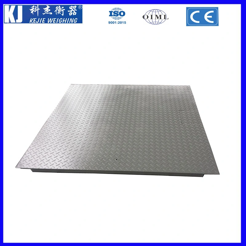 1t, 2t, 3t, 5t PT Steel Electronic Floor Scale From China Kejie Weighing Factory for Export