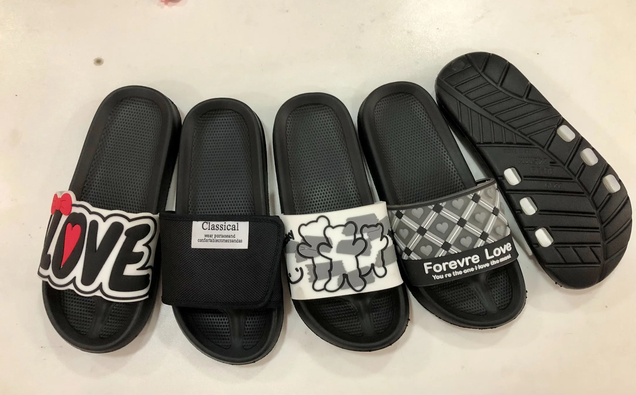 EVA Männer Slipper bunte Schuhe PVC Sohle