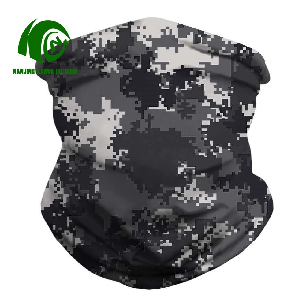 Kango Manufacturer Custom Polyester Silk Screen Printed Cooling Stretchy Headband Multifunctional Bandana Tube Magic Scarf for Outdoor Sports