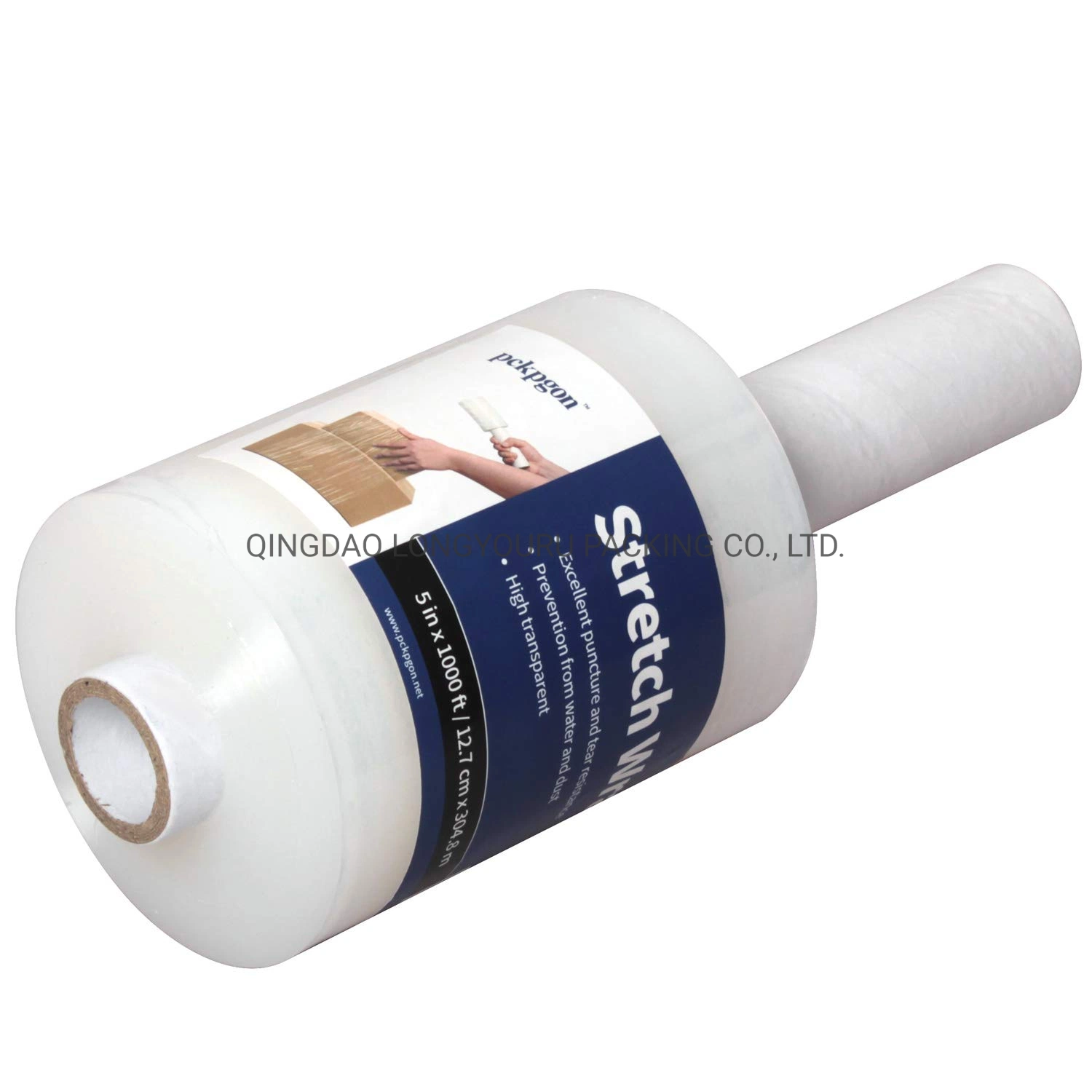 Small Roll Stretch Film with Handle for Packaging