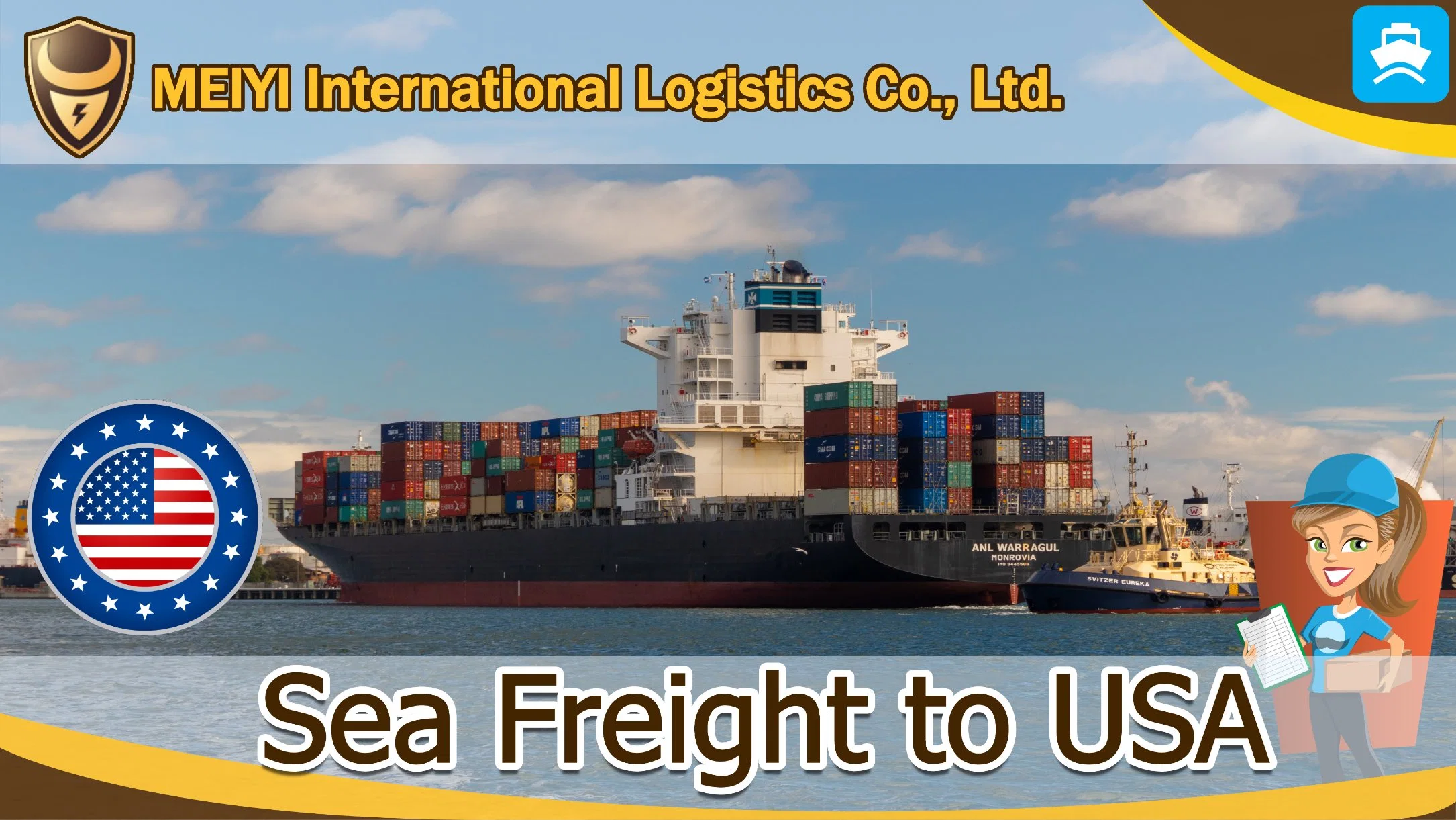 Shipping service from China to Saint Vincent and the Grenadines by sea freight door-door shipment DDP DDU international forwarder