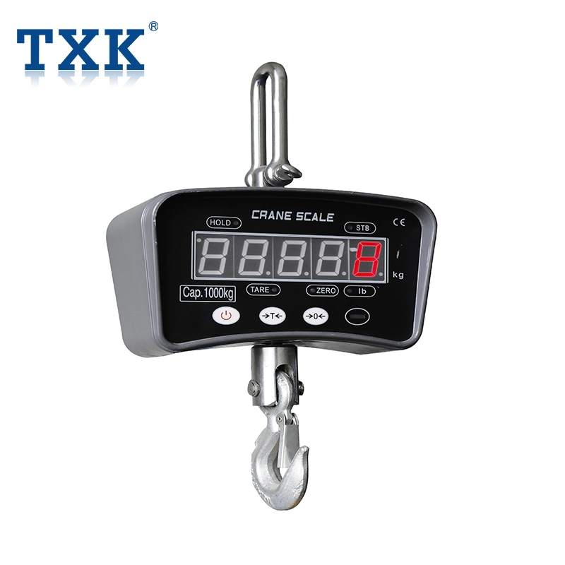 1 Ton Txk Electronic Crane Scale with Double Sides Display