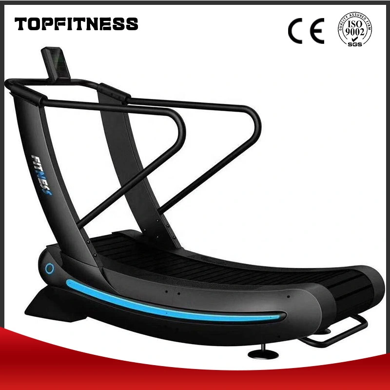 New Model Commercial No Power Curved Treadmill/Unfolding Commercial Treadmill/Cheap Commercial Home Use Fitness Equipment/