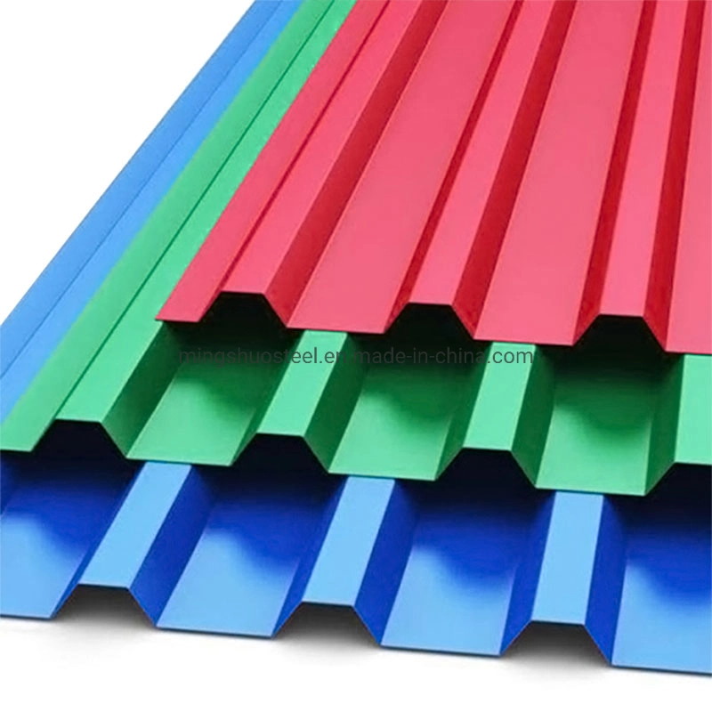 Color 30-275G/M2 Zinc Coated ASTM Standard Aluminum/Galvanized Gi Corrugated Tile Roofing Sheet Construction Building Material Bwg34 Zinc Board