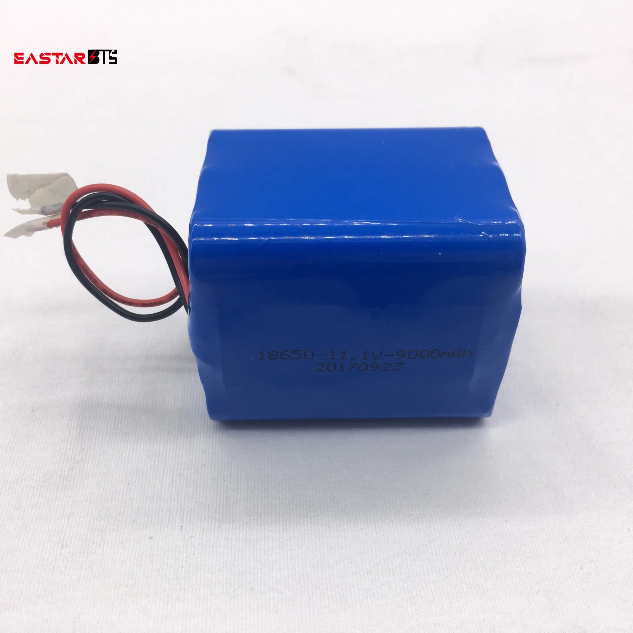9000mAh 18650 11.1V 9ah Lithium Ion Battery Pack with Smart BMS
