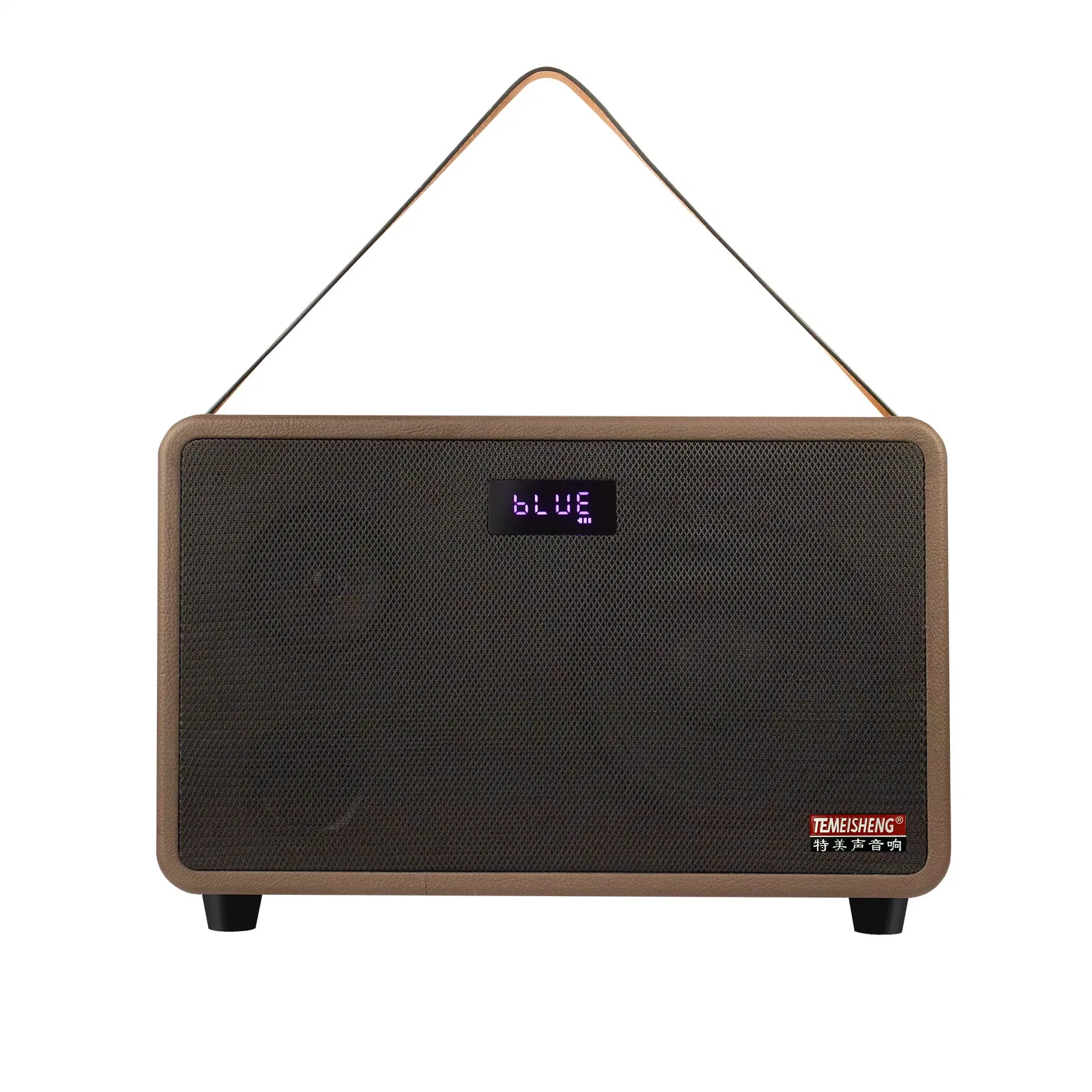 La batería portátil Spekaer altavoces de madera de gran potencia 6.5inch Soundbox