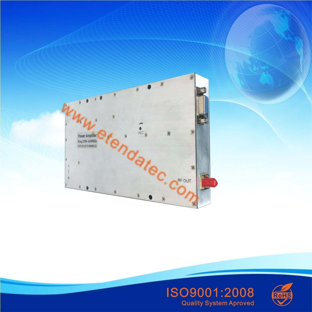 100W 50dBm 500-2500MHz Super Broadband RF Power Amplifier