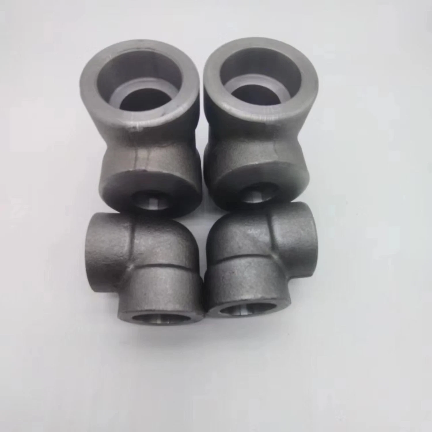 Stainless/Carbon Steel ASTM A182 SA/A105 Threaded Pipe Forging Equal Tee Forged Thread Fittings 12inch