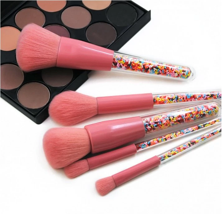 Hot Sell Gift Makeup Brush Set Candy Handle Cosmetic Brush Set