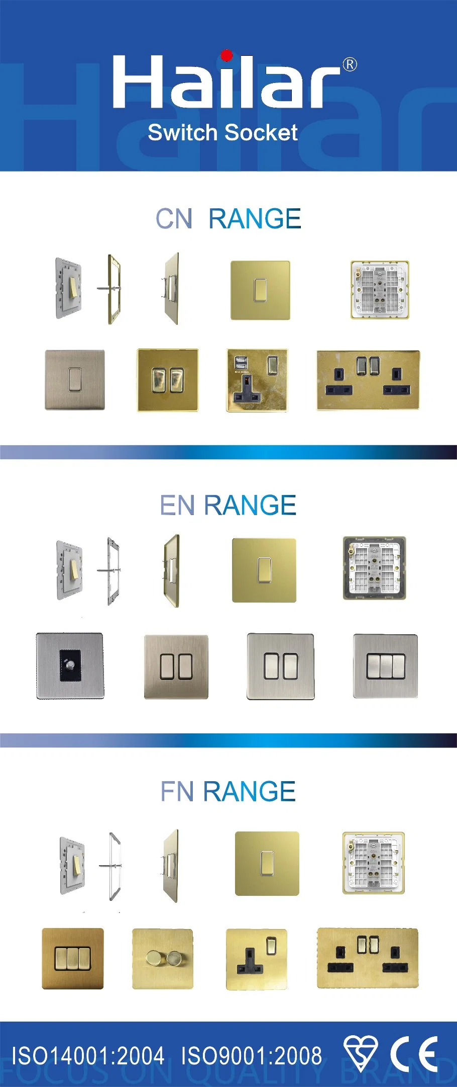 UK Standard 1 Gang Cooker Control Switches 45A Dp Switch