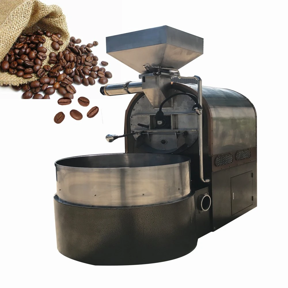 New Hongle 220V Wooden Case Henan Roasting Machine Cocoa Bean Processing Coffee Roaster