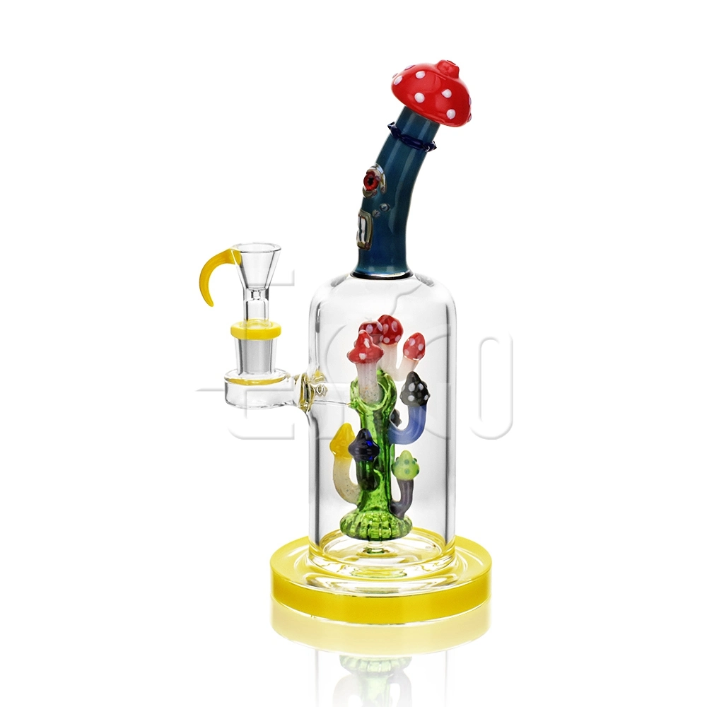 Esso Design Großhandel OEM / ODM 10 Zoll Pilz Tabak Shisha Hookah Ölrohr Aus Glas