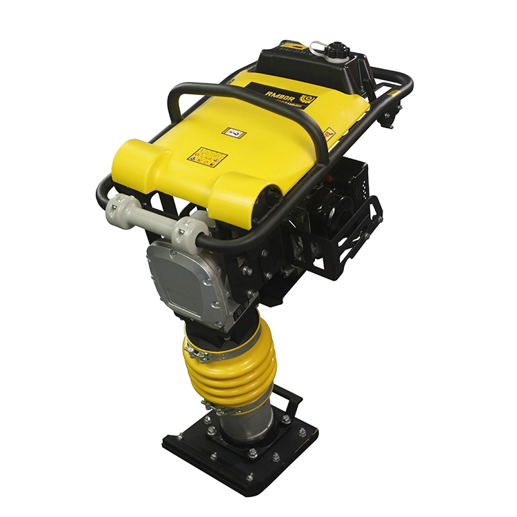 البنزين Tamping Rammer RM90 5.5HP 4kw 79kg تايلاند ضاغط القفز