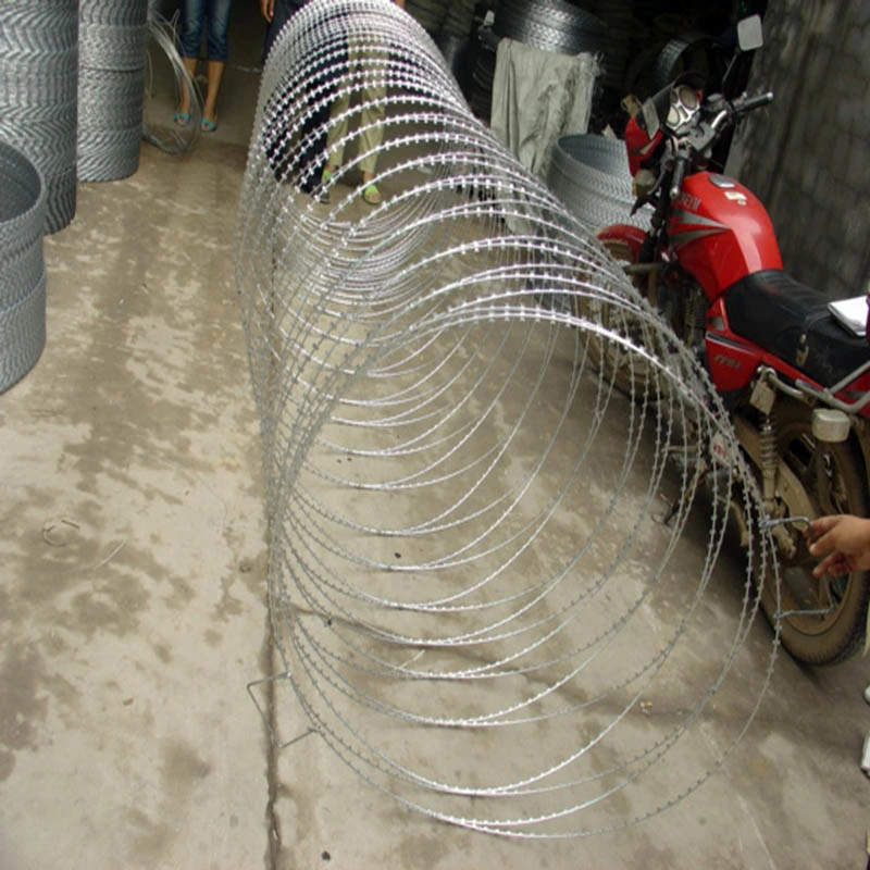 Galvanized High Carbon Steel Razor Wire Mesh Barrier Fencing Wire